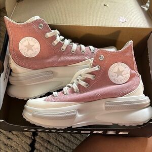 RARE Pink Converse Run Star Legacy CX High Top